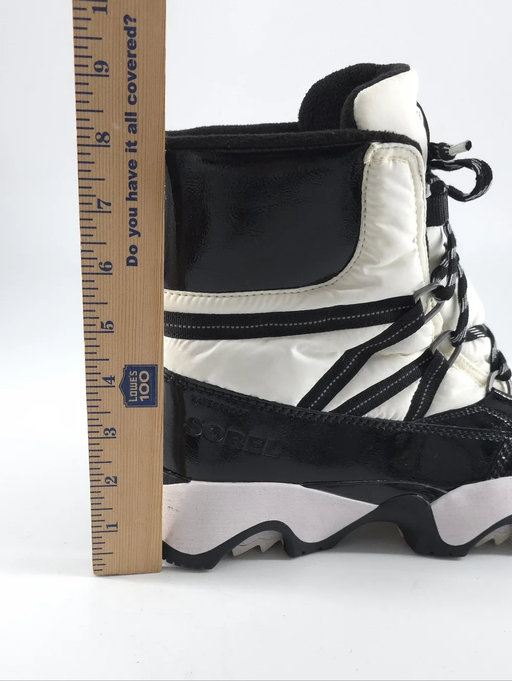 SOREL Women's Kinetic Impact Sport Waterproof Boot sea salt black Size 11